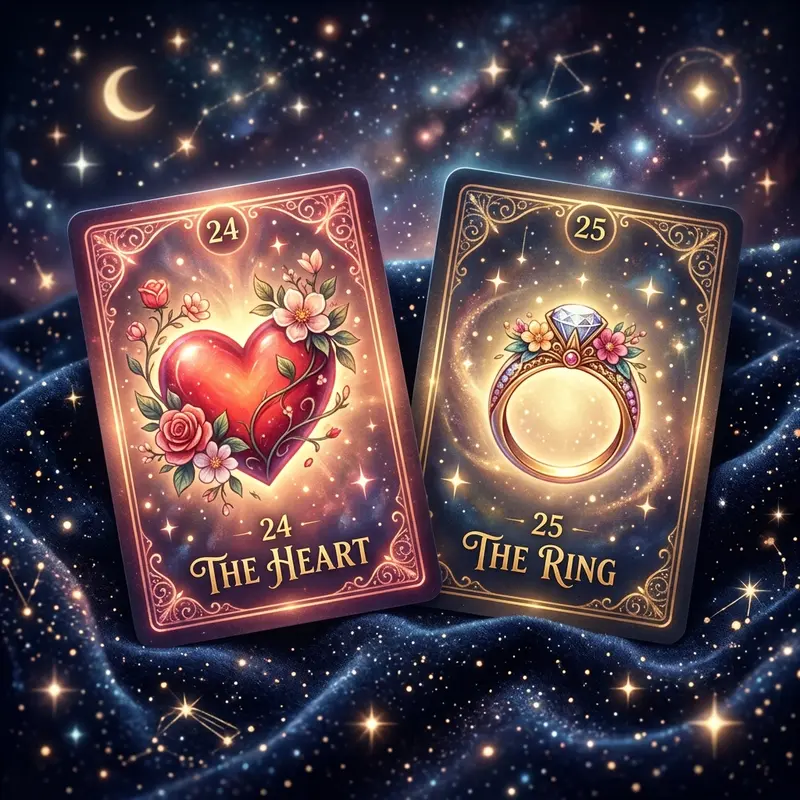 Combinações de cartas do amor - Tarot Center