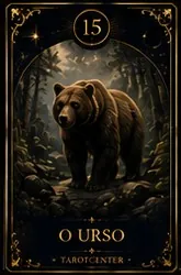Significado da carta Urso - Tarot Grátis no Tarot Center Carta Urso no Tarot Center - Tarot Grátis
