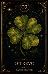 Significado da carta Trevo - Tarot Grátis no Tarot Center Carta Trevo no Tarot Center - Tarot Grátis