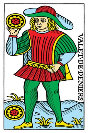 Significado da carta Valete de Ouros - Tarot Grátis no Tarot Center Carta Valete de Ouros no Tarot Center - Tarot Grátis