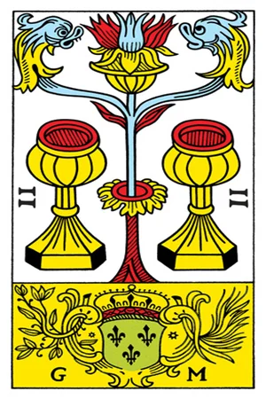 Significado da carta Dois de Copas - Tarot Grátis no Tarot Center Carta Dois de Copas no Tarot Center - Tarot Grátis