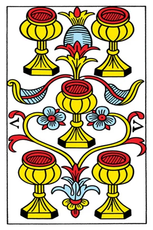 Significado da carta Cinco de Copas - Tarot Grátis no Tarot Center Carta Cinco de Copas no Tarot Center - Tarot Grátis