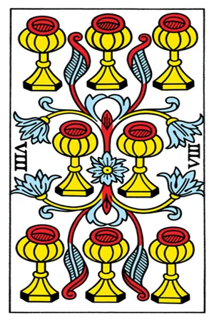 Significado da carta Oito de Copas - Tarot Grátis no Tarot Center Carta Oito de Copas no Tarot Center - Tarot Grátis