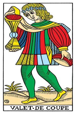 Significado da carta Valete de Copas - Tarot Grátis no Tarot Center Carta Valete de Copas no Tarot Center - Tarot Grátis