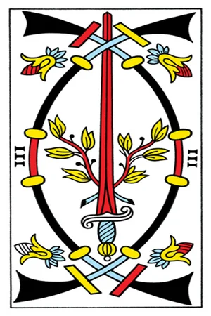 Significado da carta Três de Espadas - Tarot Grátis no Tarot Center Carta Três de Espadas no Tarot Center - Tarot Grátis