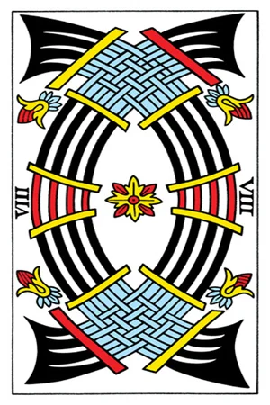 Significado da carta Oito de Espadas - Tarot Grátis no Tarot Center Carta Oito de Espadas no Tarot Center - Tarot Grátis