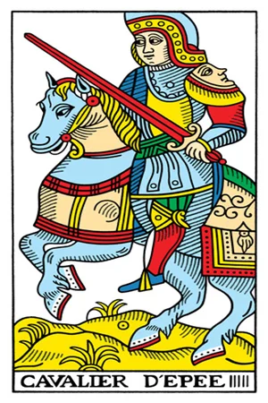 Significado da carta Cavaleiro de Espadas - Tarot Grátis no Tarot Center Carta Cavaleiro de Espadas no Tarot Center - Tarot Grátis