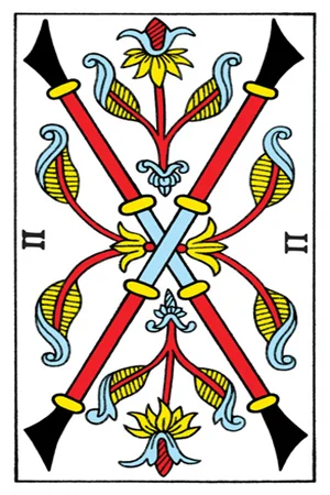 Significado da carta Dois de Paus - Tarot Grátis no Tarot Center Carta Dois de Paus no Tarot Center - Tarot Grátis