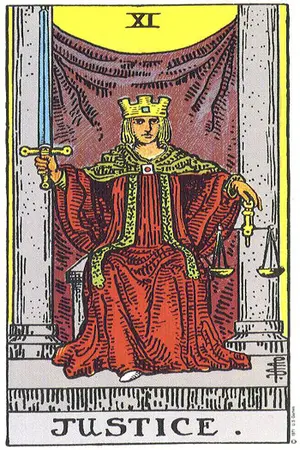Significado da carta A Justiça - Tarot Grátis no Tarot Center Carta A Justiça no Tarot Center - Tarot Grátis