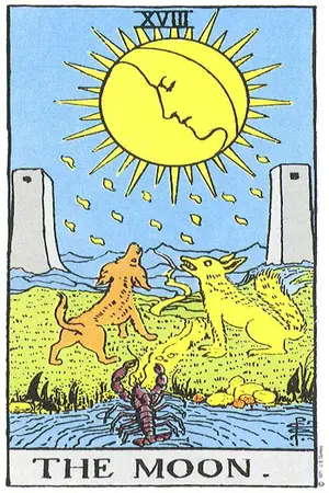 Significado da carta A Lua - Tarot Grátis no Tarot Center Carta A Lua no Tarot Center - Tarot Grátis