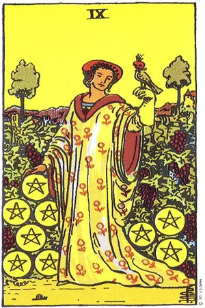 Significado da carta Nove de Ouros - Tarot Grátis no Tarot Center Carta Nove de Ouros no Tarot Center - Tarot Grátis