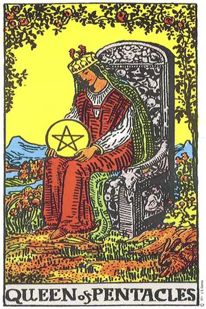 Significado da carta Rainha de Ouros - Tarot Grátis no Tarot Center Carta Rainha de Ouros no Tarot Center - Tarot Grátis