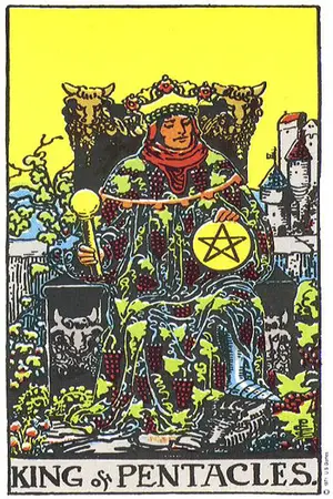 Significado da carta Rei de Ouros - Tarot Grátis no Tarot Center Carta Rei de Ouros no Tarot Center - Tarot Grátis