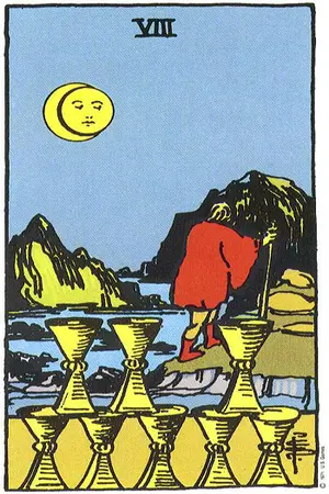Significado da carta Oito de Copas - Tarot Grátis no Tarot Center Carta Oito de Copas no Tarot Center - Tarot Grátis