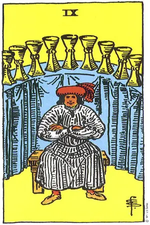 Significado da carta Nove de Copas - Tarot Grátis no Tarot Center Carta Nove de Copas no Tarot Center - Tarot Grátis