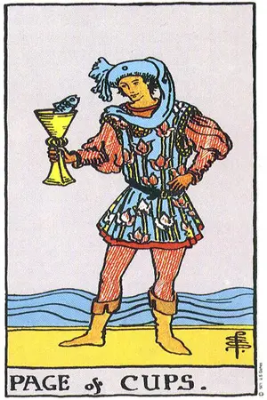 Significado da carta Valete de Copas - Tarot Grátis no Tarot Center Carta Valete de Copas no Tarot Center - Tarot Grátis