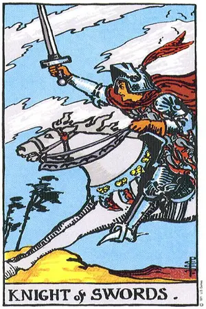 Significado da carta Cavaleiro de Espadas - Tarot Grátis no Tarot Center Carta Cavaleiro de Espadas no Tarot Center - Tarot Grátis